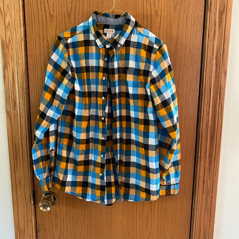 Cat & Jack Boy's Plaid Shirt